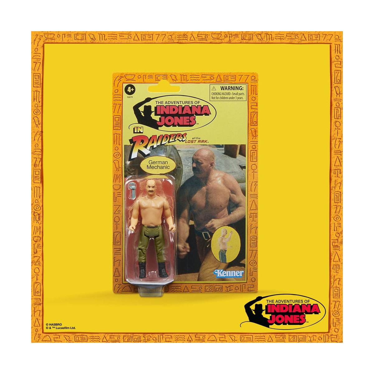 Hasbro - Mecánico alemán - Indiana Jones: En Busca del Arca Perdida - La Colección Retro