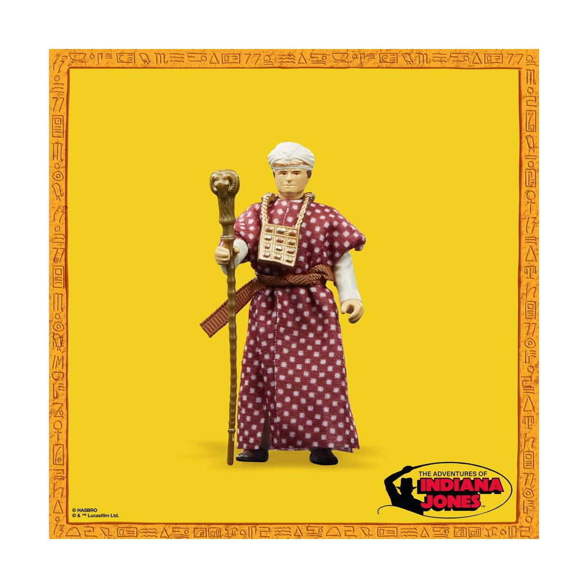 Hasbro - Belloq Ceremonial - Indiana Jones: En Busca del Arca Perdida - La Colección Retro