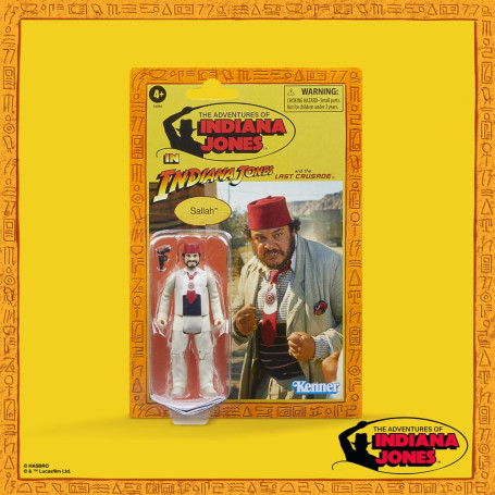 Hasbro - Sallah - Indiana Jones y la Última Cruzada - La Colección Retro