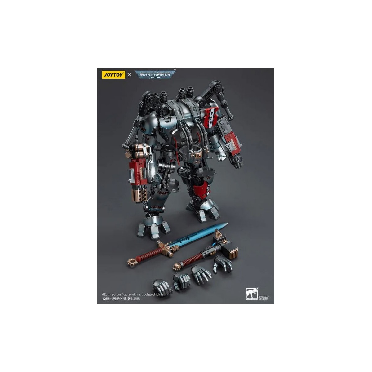 JoyToy Marines Espaciales - Caballeros Grises - Nemesis Dreadknight 1/18 - Warhammer 40K