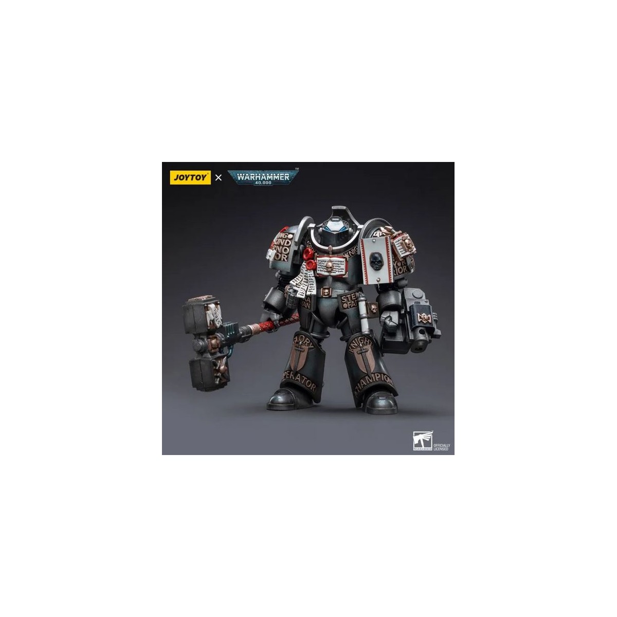 JoyToy Space marines - Caballeros Grises - Nemesis Dreadknight con Caballero Gris 1/18 - Warhammer 40K