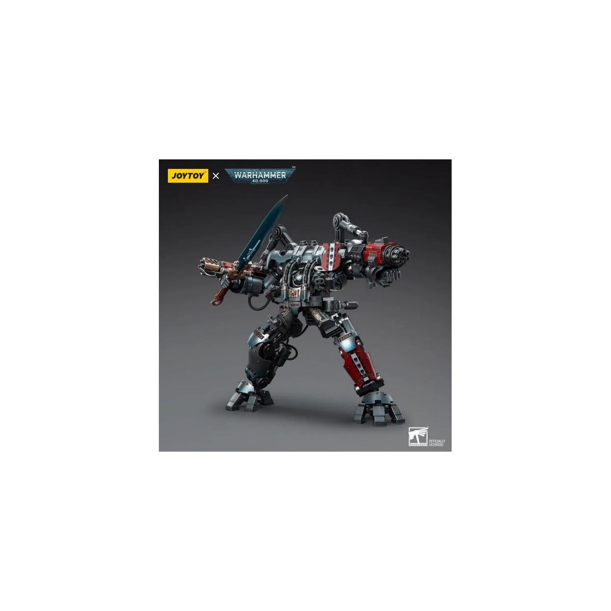 JoyToy Space marines - Caballeros Grises - Nemesis Dreadknight con Caballero Gris 1/18 - Warhammer 40K