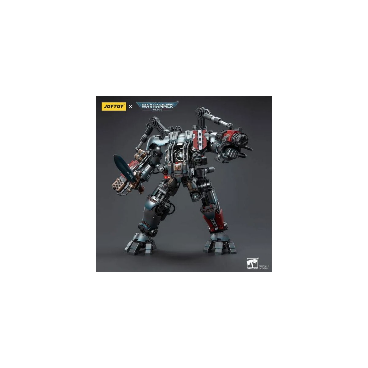 JoyToy Space marines - Caballeros Grises - Nemesis Dreadknight con Caballero Gris 1/18 - Warhammer 40K