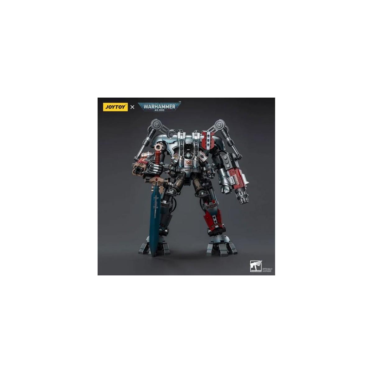 JoyToy Space marines - Caballeros Grises - Nemesis Dreadknight con Caballero Gris 1/18 - Warhammer 40K