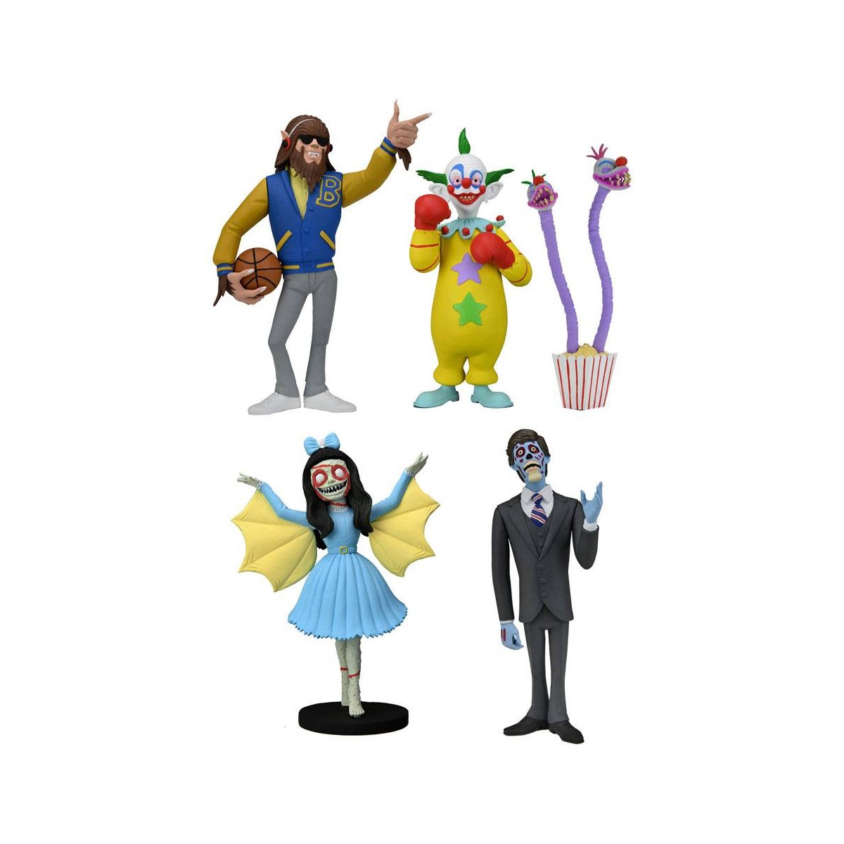 Neca - Toony Terrors - Shorty - Ghouliana - Teen Wolf - Alien en traje - Serie 7