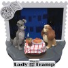 Beast Kingdom Disney - D-Stage PVC Diorama La Bella y el Vagabundo - Disney 100 Años de Maravilla