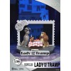 Beast Kingdom Disney - D-Stage PVC Diorama La Bella y el Vagabundo - Disney 100 Años de Maravilla