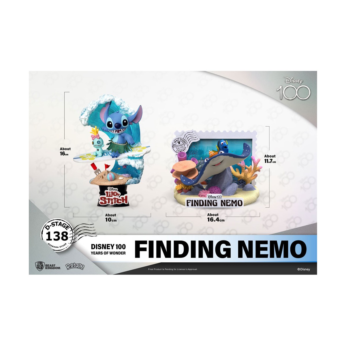 Beast Kingdom Disney - D-Stage PVC Diorama El Mundo de Nemo - Disney 100 Años de Maravilla