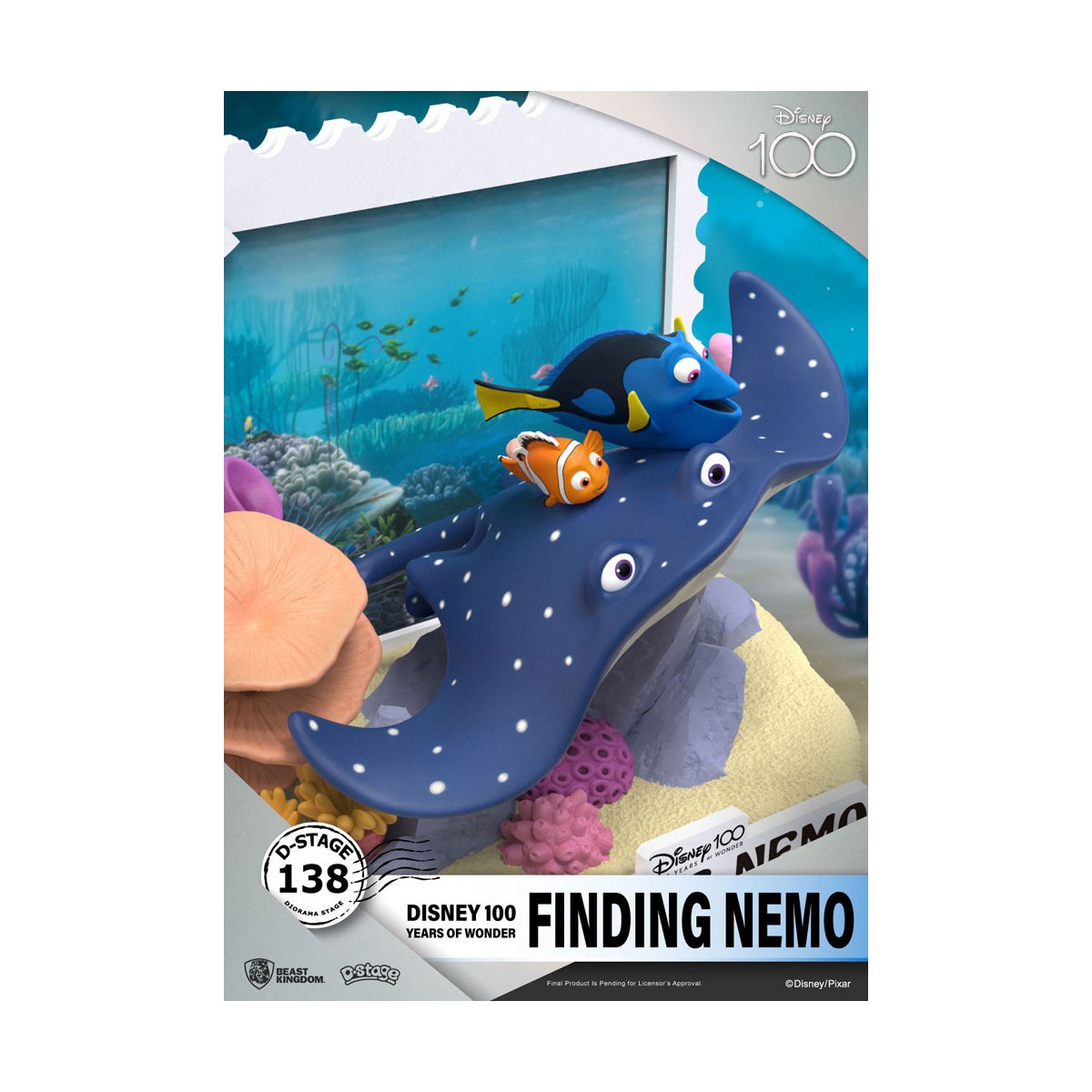 Beast Kingdom Disney - D-Stage PVC Diorama El Mundo de Nemo - Disney 100 Años de Maravilla