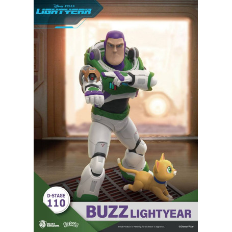 Beast Kingdom Disney - Diorama de PVC D-Stage Buzz Lightyear - Disney 100 Years of Wonder