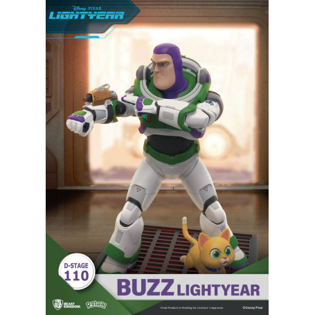 Beast Kingdom Disney - Diorama de PVC D-Stage Buzz Lightyear - Disney 100 Years of Wonder