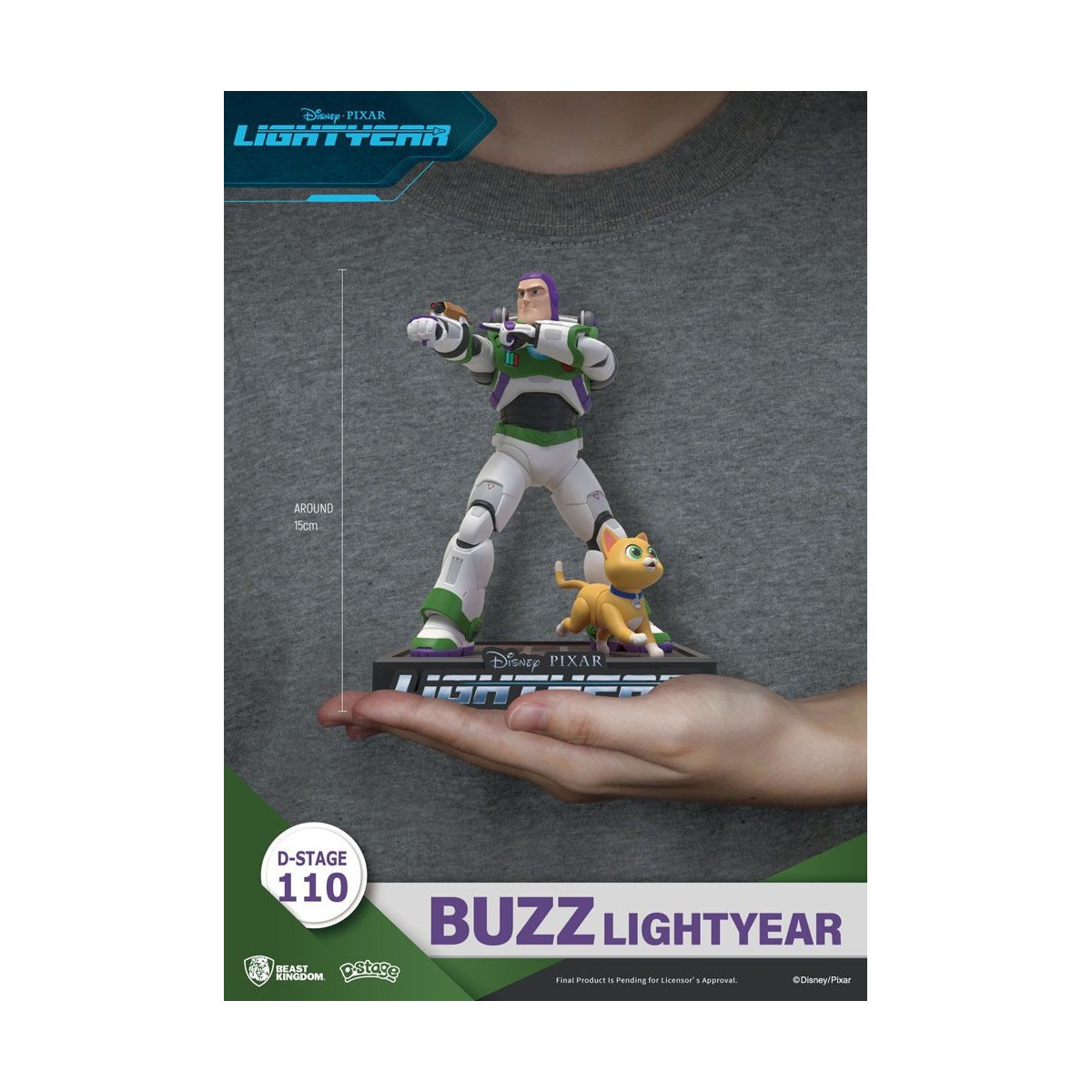 Beast Kingdom Disney - Diorama de PVC D-Stage Buzz Lightyear - Disney 100 Years of Wonder