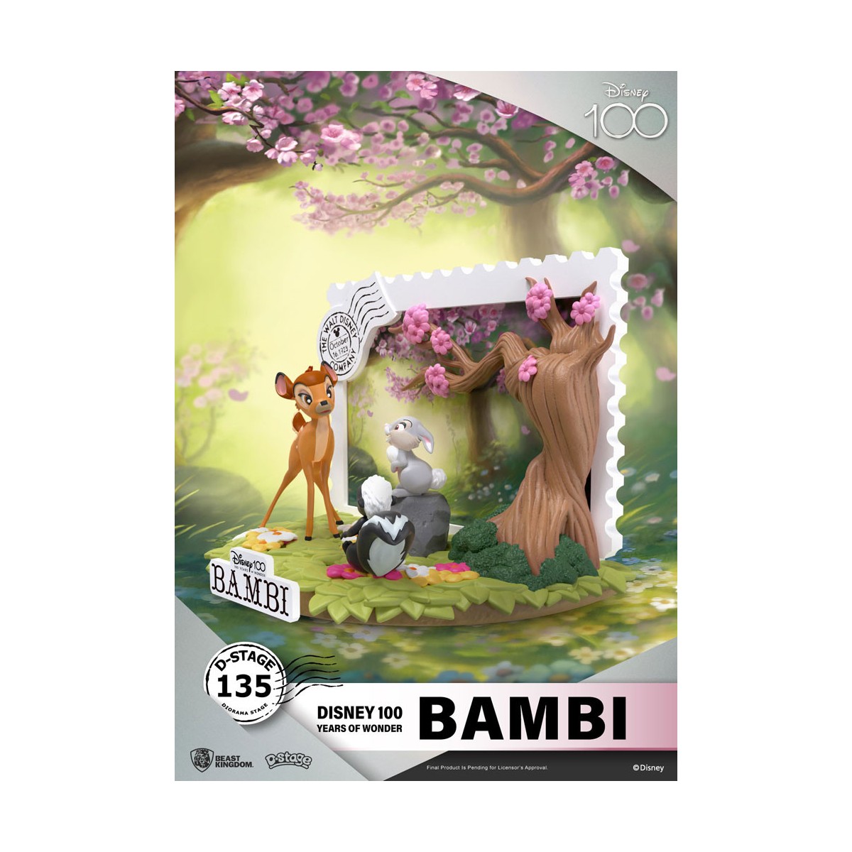 Beast Kingdom Disney - D-Stage PVC Diorama Bambi - Disney 100 Años de Maravilla