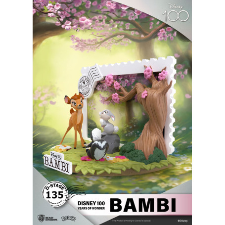 Beast Kingdom Disney - D-Stage PVC Diorama Bambi - Disney 100 Años de Maravilla
