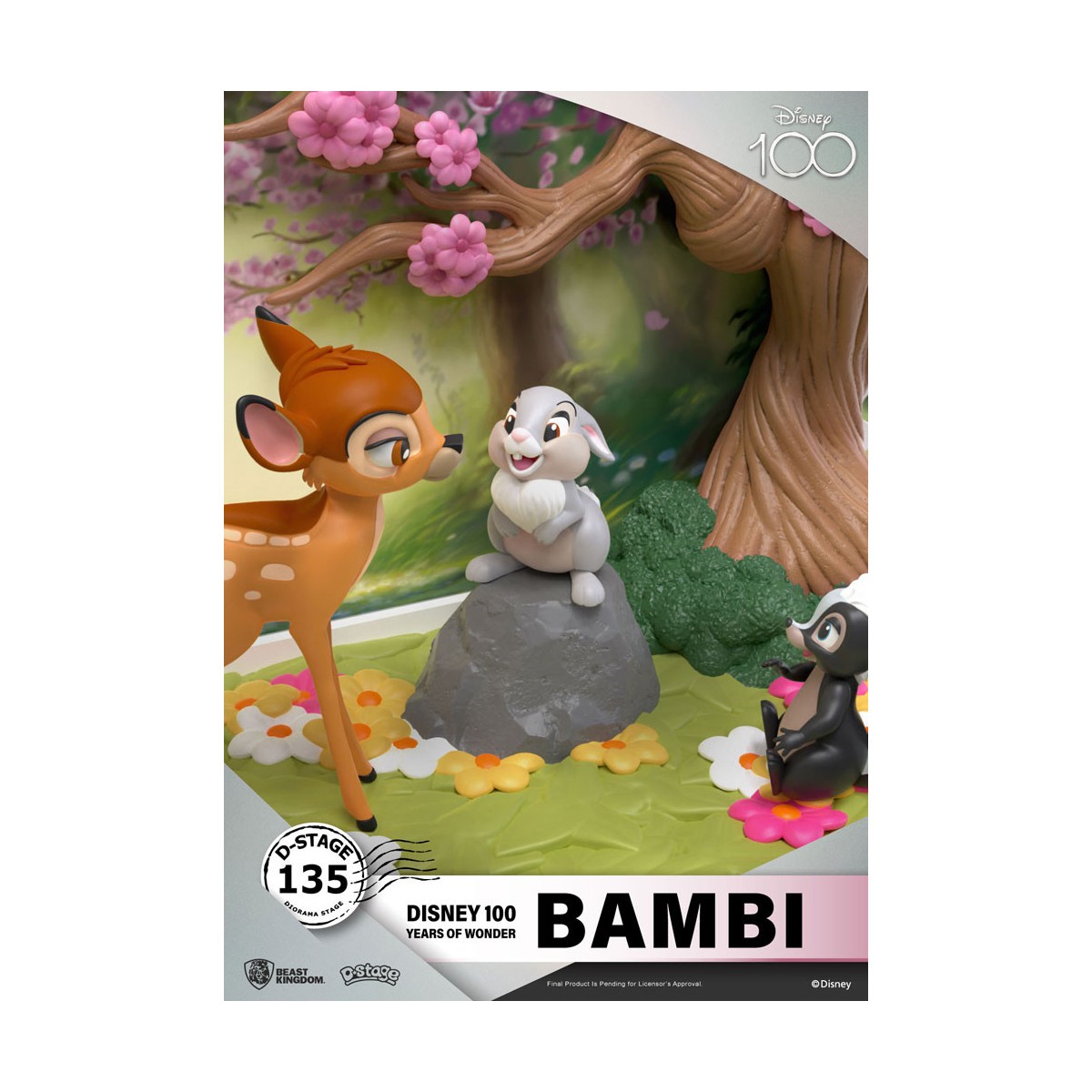 Beast Kingdom Disney - D-Stage PVC Diorama Bambi - Disney 100 Años de Maravilla