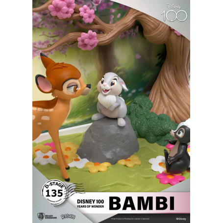 Beast Kingdom Disney - D-Stage PVC Diorama Bambi - Disney 100 Años de Maravilla