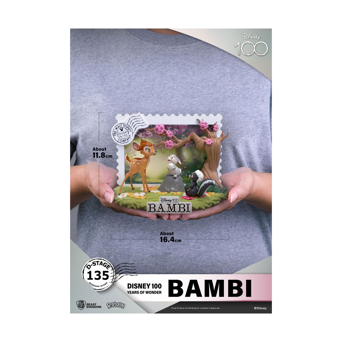 Beast Kingdom Disney - D-Stage PVC Diorama Bambi - Disney 100 Años de Maravilla