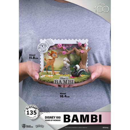 Beast Kingdom Disney - D-Stage PVC Diorama Bambi - Disney 100 Años de Maravilla