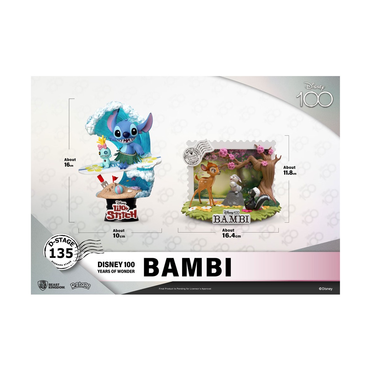 Beast Kingdom Disney - D-Stage PVC Diorama Bambi - Disney 100 Años de Maravilla