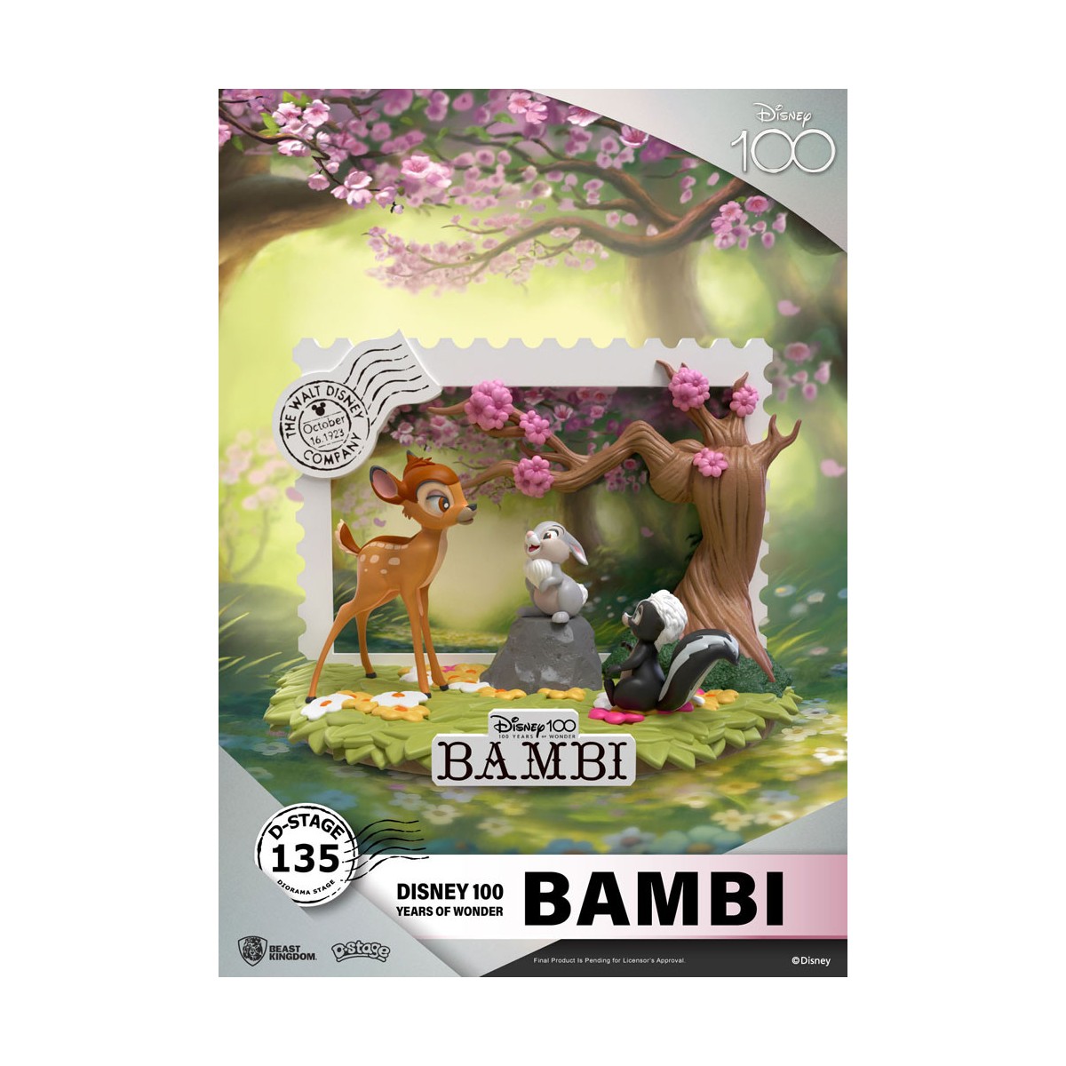 Beast Kingdom Disney - D-Stage PVC Diorama Bambi - Disney 100 Años de Maravilla