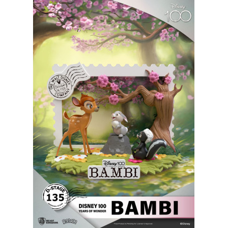Beast Kingdom Disney - D-Stage PVC Diorama Bambi - Disney 100 Años de Maravilla