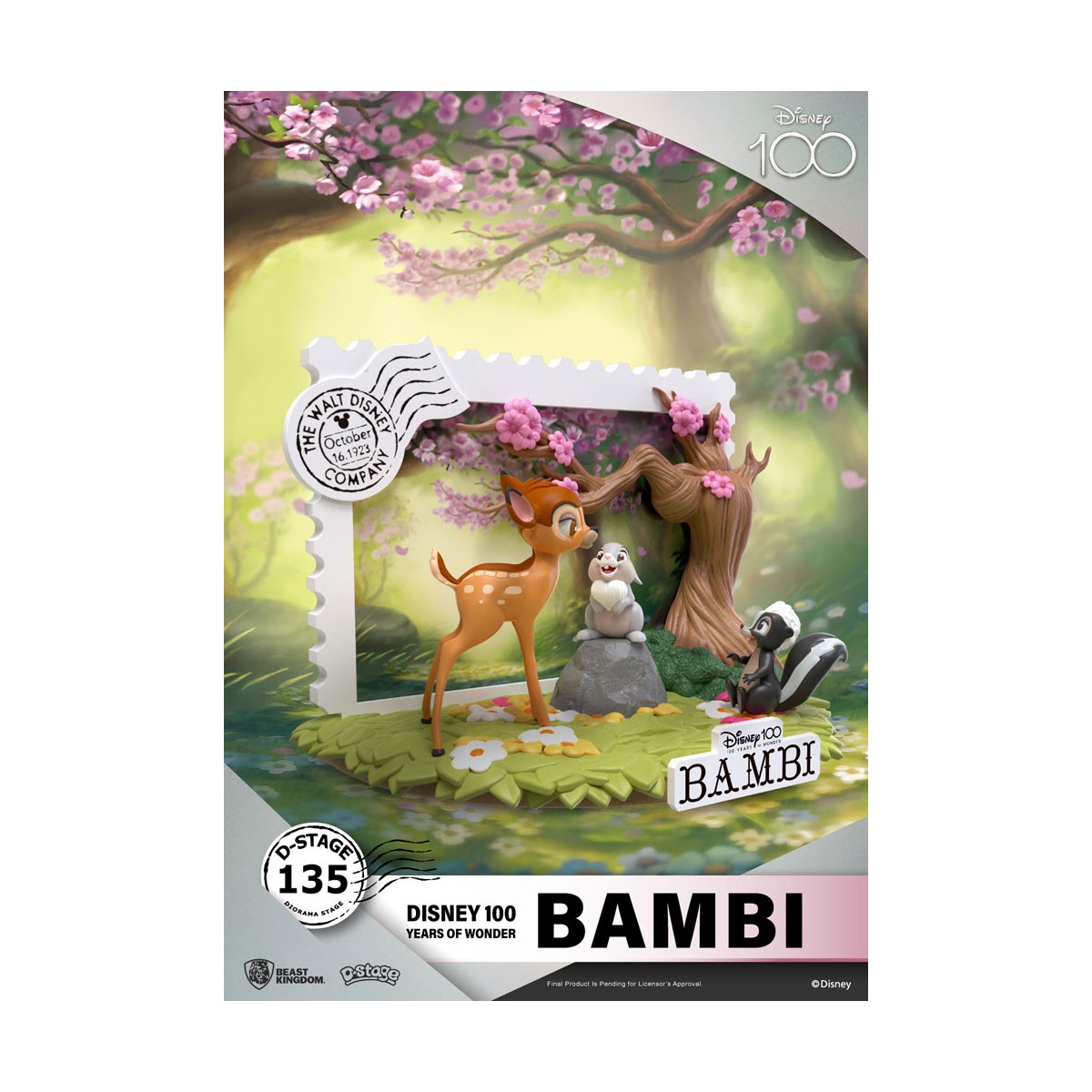 Beast Kingdom Disney - D-Stage PVC Diorama Bambi - Disney 100 Años de Maravilla