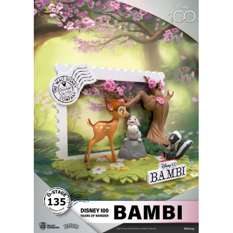Beast Kingdom Disney - D-Stage PVC Diorama Bambi - Disney 100 Años de Maravilla
