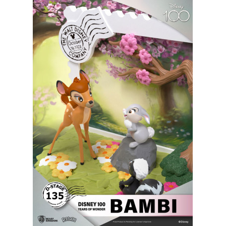 Beast Kingdom Disney - D-Stage PVC Diorama Bambi - Disney 100 Años de Maravilla