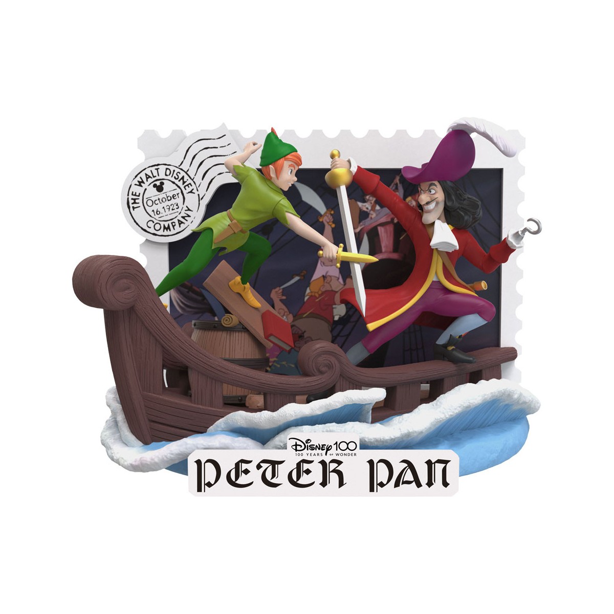 Beast Kingdom Disney - D-Stage PVC Diorama Peter Pan - Disney 100 Años de Maravilla