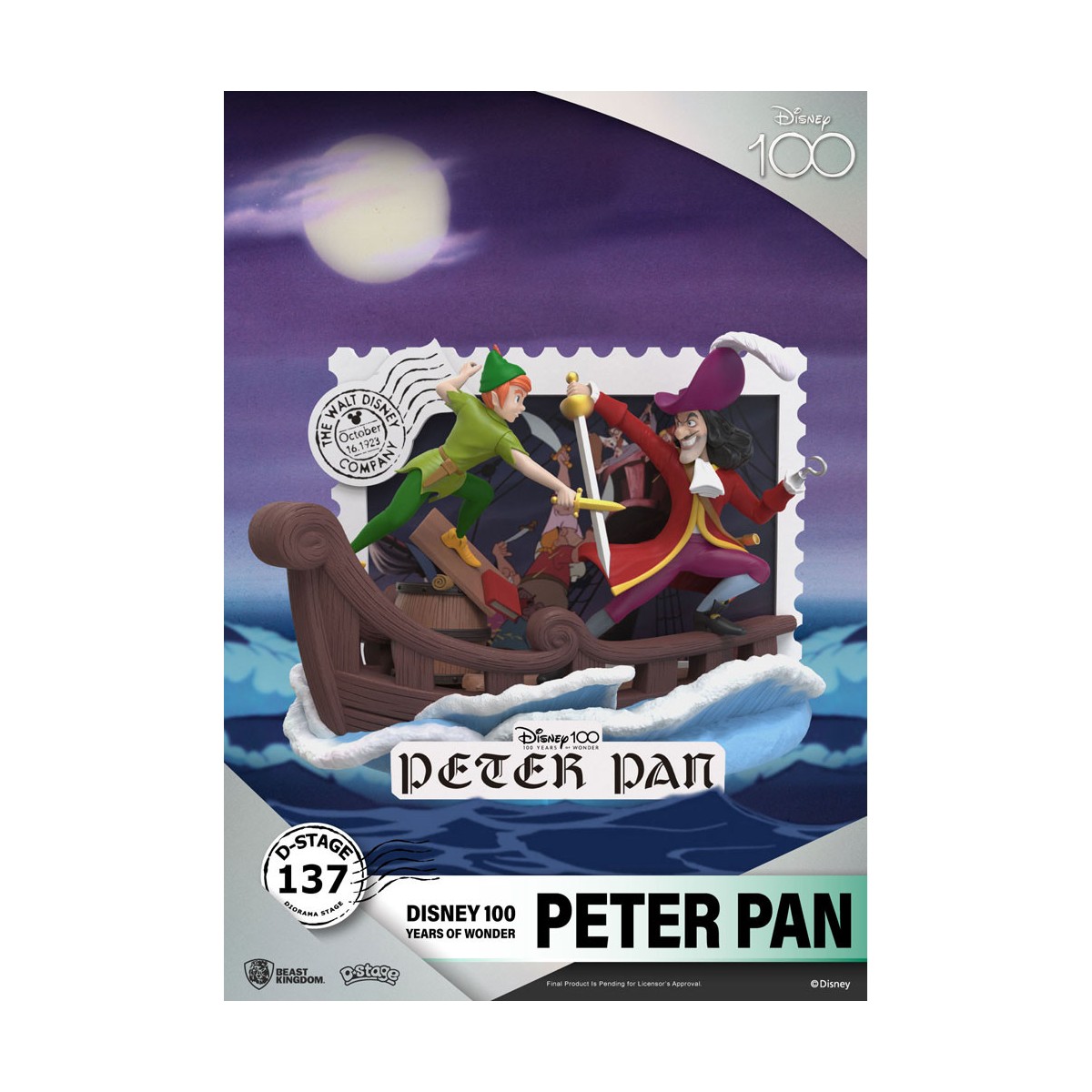 Beast Kingdom Disney - D-Stage PVC Diorama Peter Pan - Disney 100 Años de Maravilla
