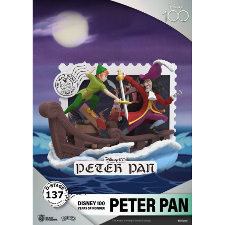 Beast Kingdom Disney - D-Stage PVC Diorama Peter Pan - Disney 100 Años de Maravilla