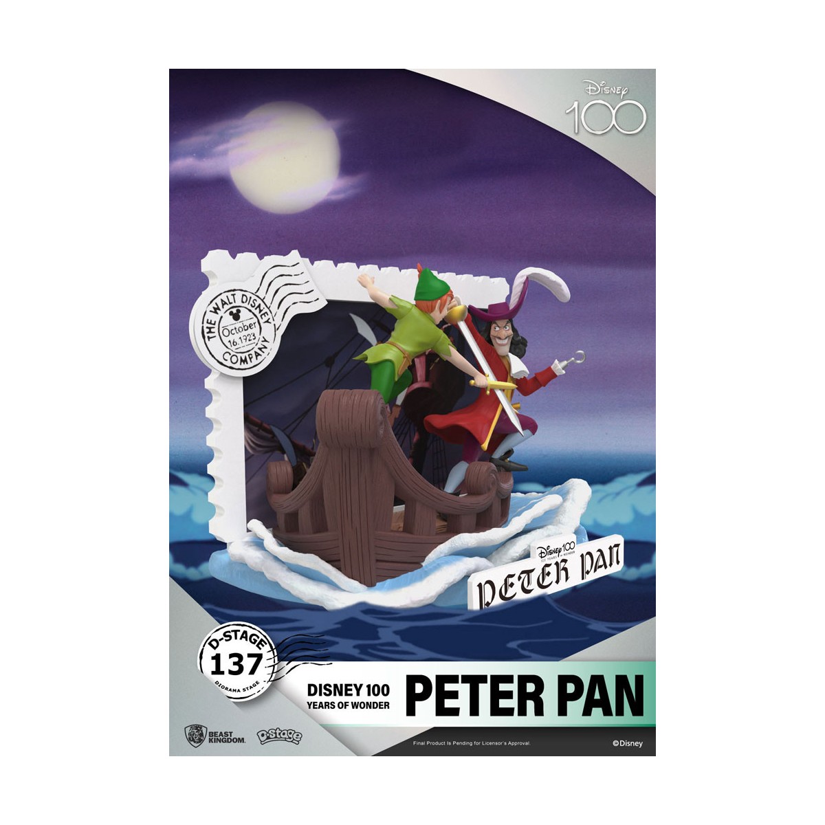 Beast Kingdom Disney - D-Stage PVC Diorama Peter Pan - Disney 100 Años de Maravilla