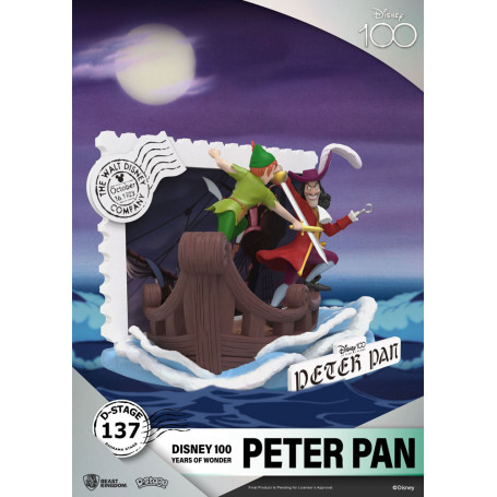 Beast Kingdom Disney - D-Stage PVC Diorama Peter Pan - Disney 100 Años de Maravilla