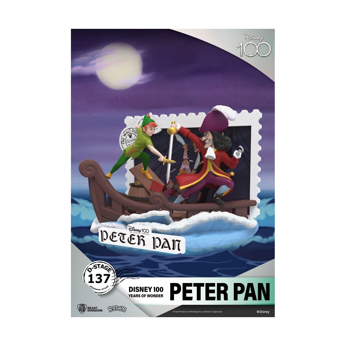 Beast Kingdom Disney - D-Stage PVC Diorama Peter Pan - Disney 100 Años de Maravilla