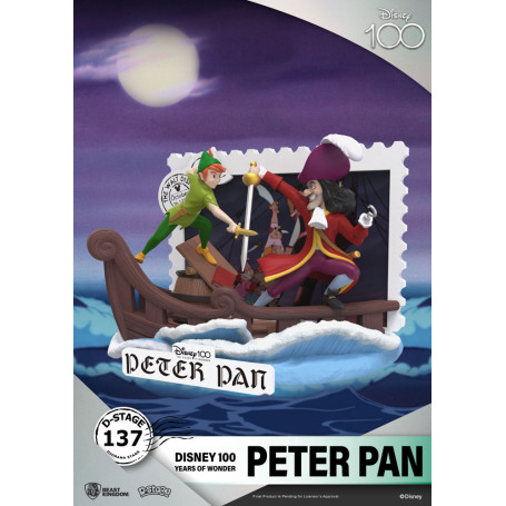Beast Kingdom Disney - D-Stage PVC Diorama Peter Pan - Disney 100 Años de Maravilla