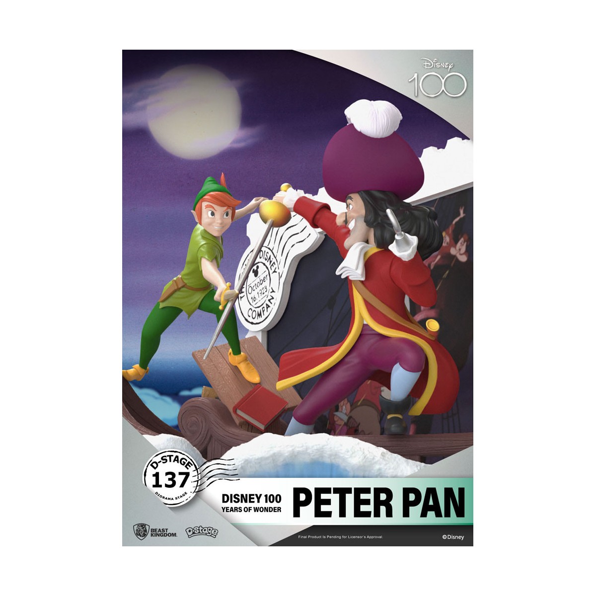 Beast Kingdom Disney - D-Stage PVC Diorama Peter Pan - Disney 100 Años de Maravilla