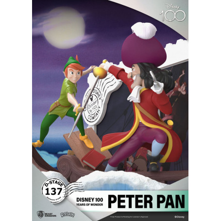 Beast Kingdom Disney - D-Stage PVC Diorama Peter Pan - Disney 100 Años de Maravilla