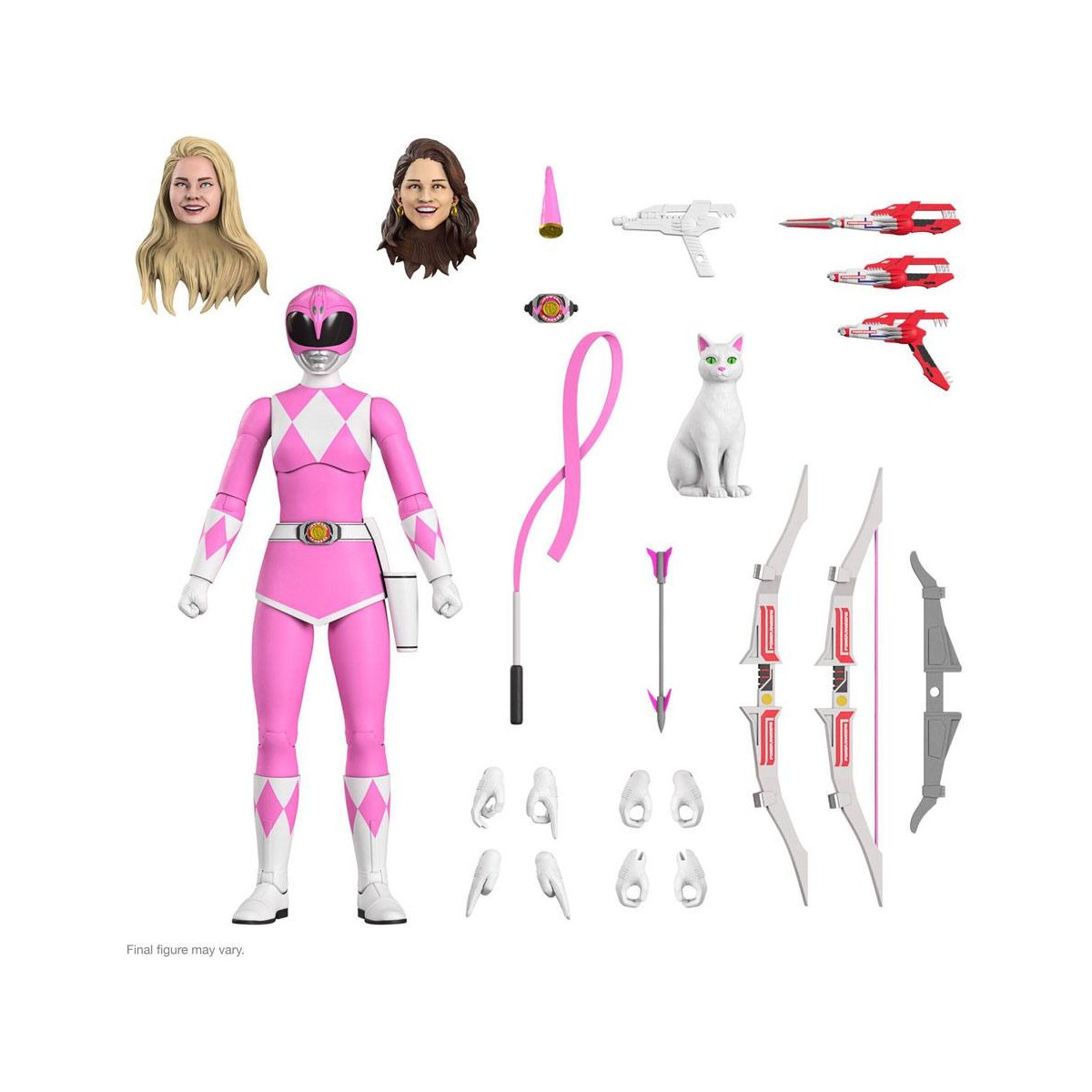 Super 7 - Mighty Morphin Power Rangers - Ultimates Ranger Rosa 