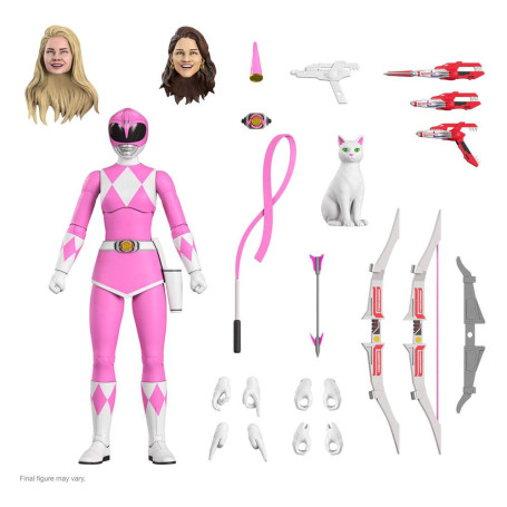 Super 7 - Mighty Morphin Power Rangers - Ultimates Ranger Rosa 