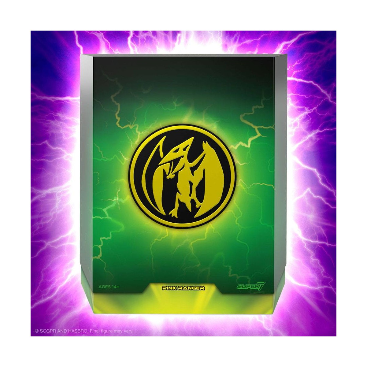 Super 7 - Mighty Morphin Power Rangers - Ultimates Ranger Rosa 