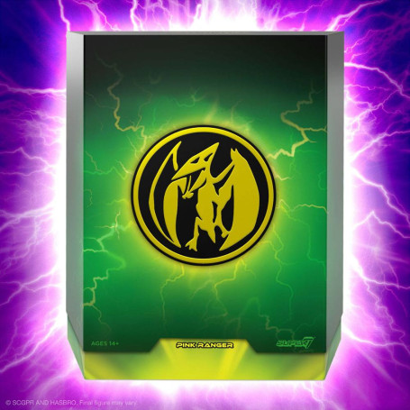 Super 7 - Mighty Morphin Power Rangers - Ultimates Ranger Rosa 