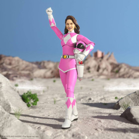 Super 7 - Mighty Morphin Power Rangers - Ultimates Ranger Rosa 