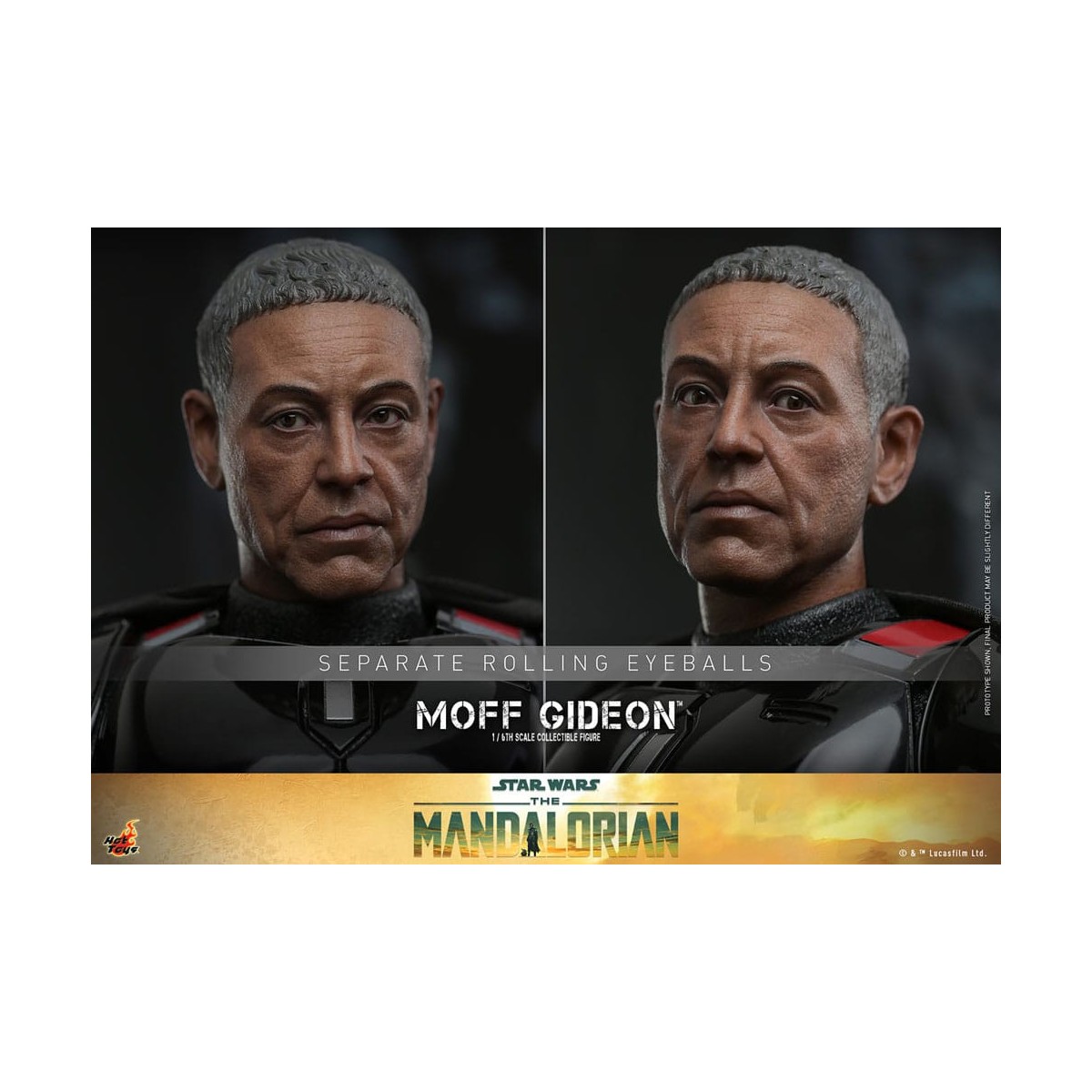 Hot Toys Star Wars - Moff Gideon Blindado 1/6 - El Mandaloriano