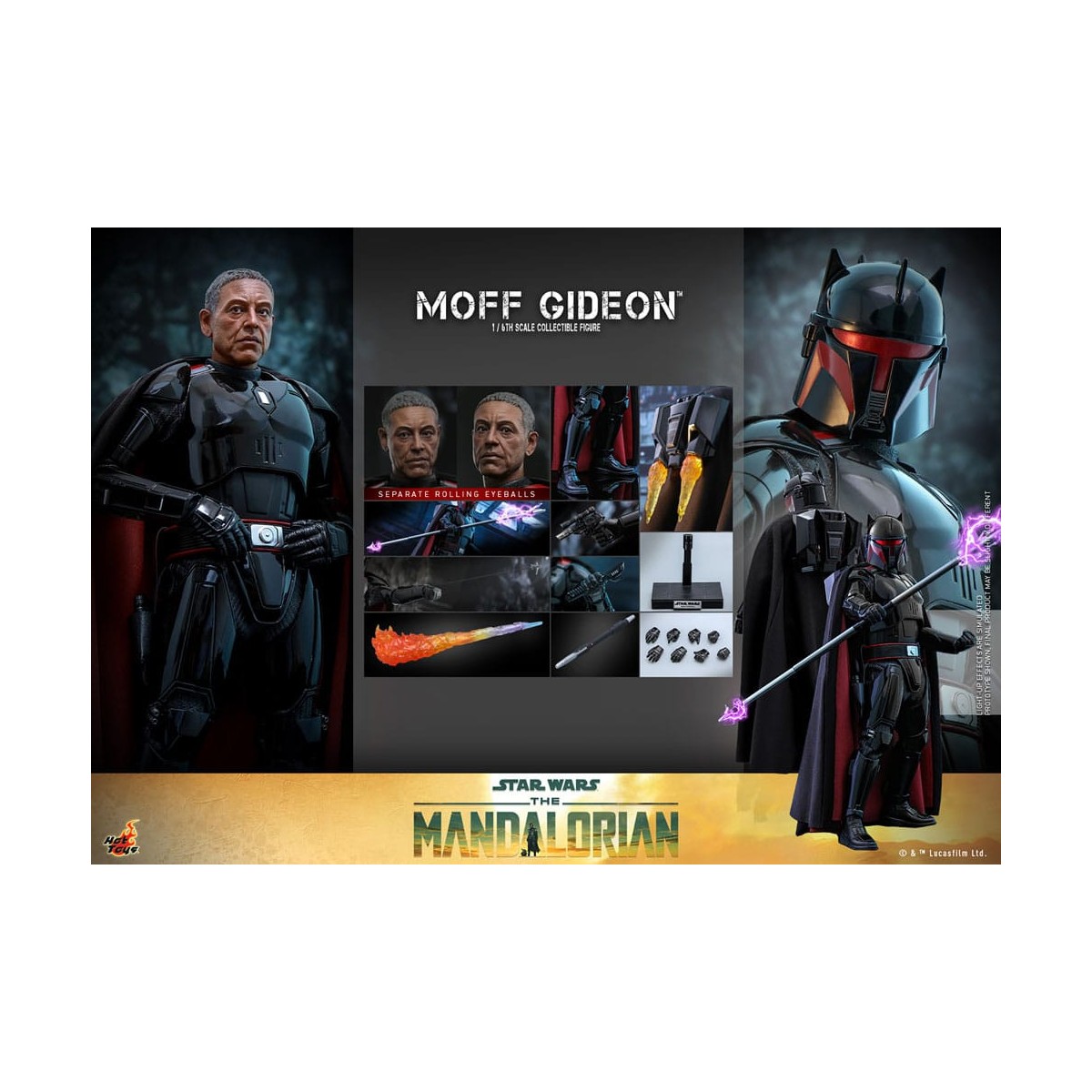 Hot Toys Star Wars - Moff Gideon Blindado 1/6 - El Mandaloriano