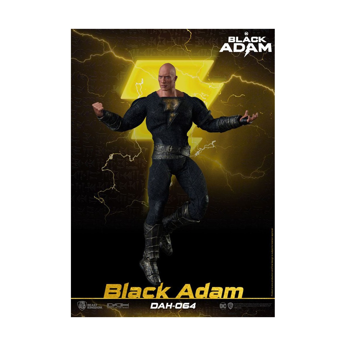 Beast Kingdom - Black Adam - figura de acción 1/9 Dynamic Action Heroes