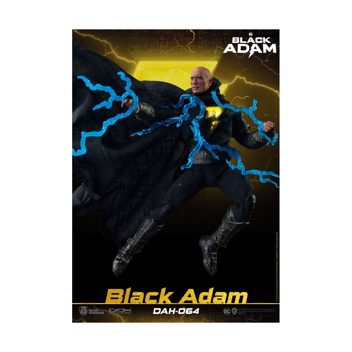 Beast Kingdom - Black Adam - figura de acción 1/9 Dynamic Action Heroes