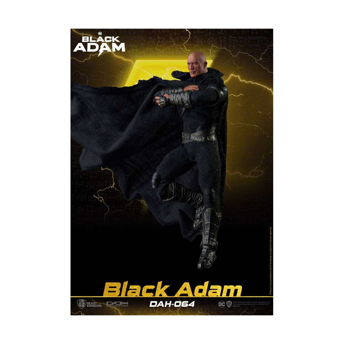 Beast Kingdom - Black Adam - figura de acción 1/9 Dynamic Action Heroes