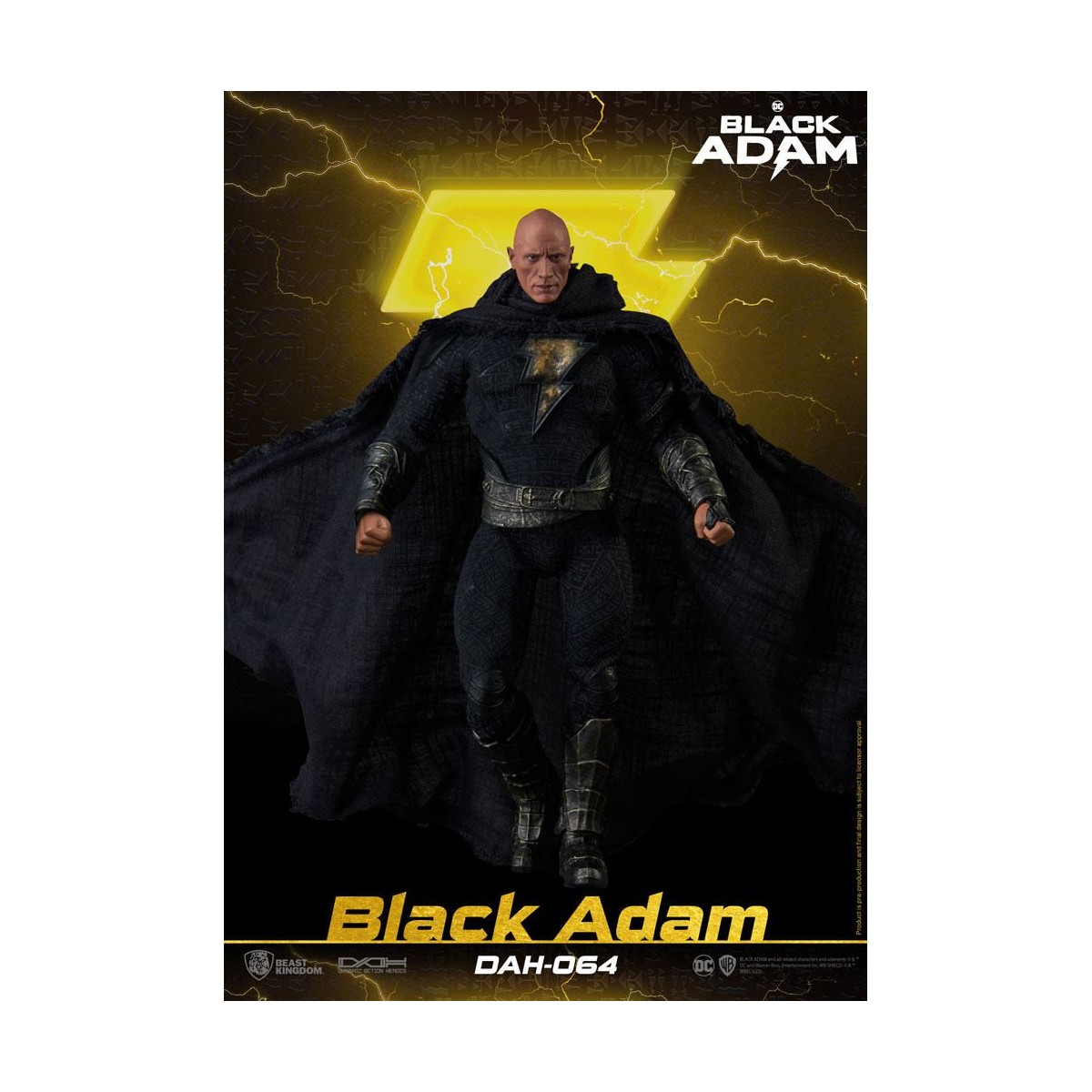 Beast Kingdom - Black Adam - figura de acción 1/9 Dynamic Action Heroes