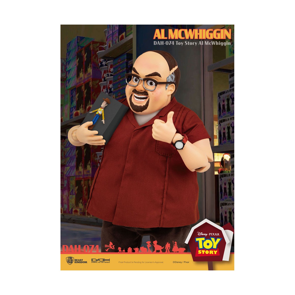 Beast Kingdom - Toy Story 2 Al Mcwhiggn - figura de acción Dynamic Action Heroes 1/9