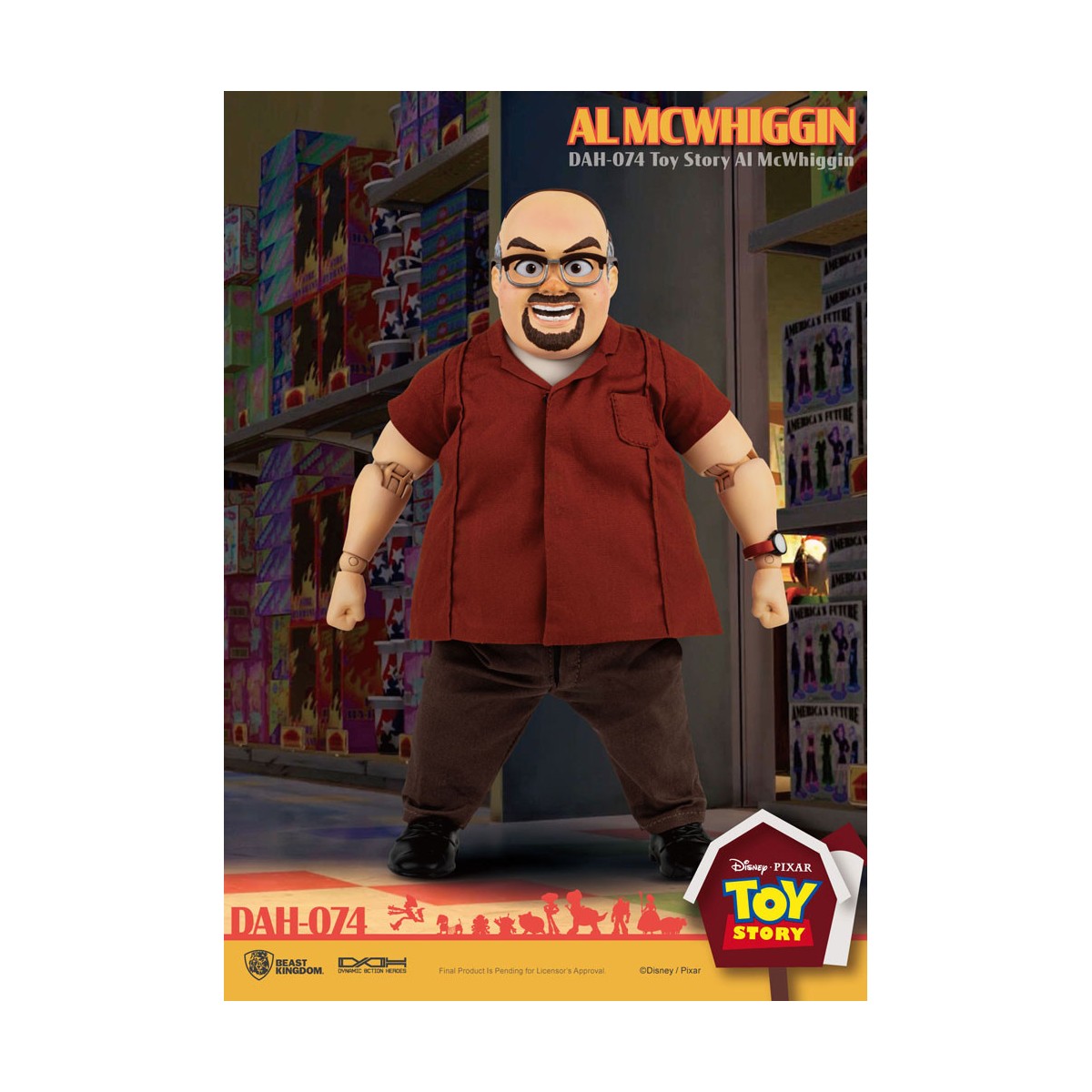 Beast Kingdom - Toy Story 2 Al Mcwhiggn - figura de acción Dynamic Action Heroes 1/9